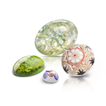 Preciosa Glass Flat Back Stones and Cabochons